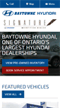 Mobile Screenshot of baytownehyundai.com