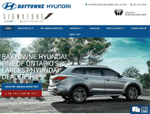 Tablet Screenshot of baytownehyundai.com